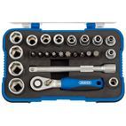 Draper 16354 1/4" Sq. Dr. Metric Socket Set (25 Piece) additional 1