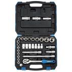 Draper 16363 1/2" Sq. Dr. Combined MM/AF Socket Set (33 Piece) additional 1