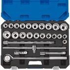 Draper 16484 3/4" Sq. Dr. Combined MM/AF Socket Set (26 Piece) additional 1