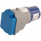 Draper 17574 230V Adaptor (16A Plug to 13A Socket) additional 2