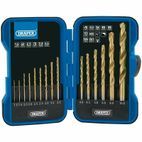 Draper 18549 Metric Titanium Nitride Coated Hss Drill Bit Set (15 Piece) additional 1