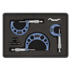 Sealey AK9651M Micrometer Set 3pc Metric additional 4