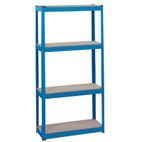 Draper 21658 Steel Shelving Unit - Four Shelves (L760 x W300 x H1520mm) additional 1