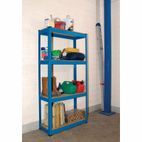 Draper 21658 Steel Shelving Unit - Four Shelves (L760 x W300 x H1520mm) additional 2