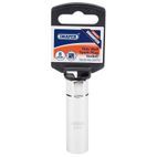 Draper 22272 8mm Thread (14mm Socket) 3/8" Sq. Dr. Thin Wall Hi-Torq&amp;#174; 12 Point Spark Plug Socket additional 1