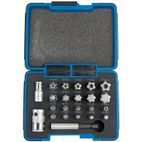 Draper 23241 1/4, 3/8" Sq. Dr. TX-STAR&amp;#174; Plus Bit Set (23 Piece) additional 1