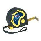 Sealey AK98912 Rubber Measuring Tape 5m(16ft) x 19mm Metric/Imperial Display Box of 12 additional 1