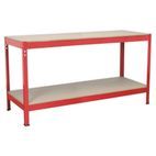 Sealey AP1535 Workbench 1.53m Steel Wooden Top additional 2