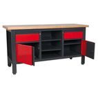Sealey AP1905A Workstation with 2 Drawers, 2 Cupboards &amp; Open Storage additional 8