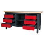 Sealey AP1905D Workstation with 6 Drawers &amp; Open Storage additional 2