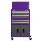 Sealey AP2200BBCP Topchest &amp; Rollcab Combination 6 Drawer with Ball Bearing Slides - Purple/Grey additional 4