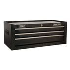Sealey AP223B Mid-Box 3 Drawer with Ball Bearing Slides - Black additional 1