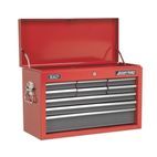 Sealey AP22509BB Topchest 9 Drawer with Ball Bearing Slides - Red/Grey additional 1