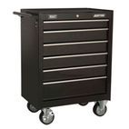Sealey AP226B Rollcab 6 Drawer with Ball Bearing Slides - Black additional 1