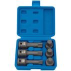 Draper 28881 1/2" Sq. Dr. Impact Spline Bit Set (6 Piece) additional 1