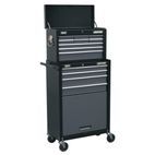 Sealey AP2513B Topchest &amp; Rollcab Combination 13 Drawer with Ball Bearing Slides - Black/Grey additional 2