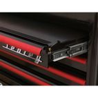 Sealey AP28104BR Topchest 4 Drawer Retro Style - Black with Red Anodised Drawer Pulls additional 4