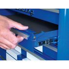 Sealey AP28104BWS Topchest 4 Drawer Retro Style - Blue with White Stripes additional 5