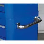 Sealey AP28204BWS Rollcab 4 Drawer Retro Style - Blue with White Stripes additional 6