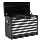 Sealey AP33109B Topchest 10 Drawer with Ball Bearing Slides - Black additional 2