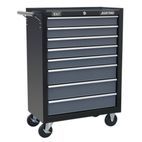 Sealey AP3508TB Rollcab 8 Drawer with Ball Bearing Slides - Black/Grey additional 1