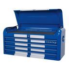Sealey AP41104BWS Topchest 4 Drawer Wide Retro Style - Blue with White Stripes additional 4