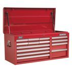 Sealey AP41149 Topchest 14 Drawer with Ball Bearing Slides Heavy-Duty - Red additional 1