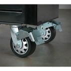 Sealey AP41206BR Rollcab 6 Drawer Wide Retro Style - Black with Red Anodised Drawer Pulls additional 6