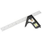 Draper 34703 300mm Metric and Imperial Combination Square additional 1