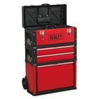 Sealey AP548 Mobile Steel/Composite Toolbox - 3 Compartment additional 2