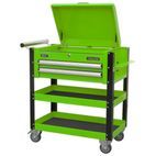 Sealey AP760MHV Heavy-Duty Mobile Tool &amp; Parts Trolley 2 Drawers &amp; Lockable Top - Hi-Vis Green additional 6