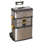Sealey AP855 Mobile Stainless Steel/Composite Toolbox - 3 Compartment additional 3