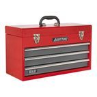 Sealey AP9243BB Tool Chest 3 Drawer Portable with Ball Bearing Slides - Red/Grey additional 2