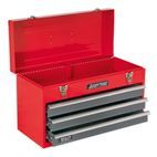 Sealey AP9243BB Tool Chest 3 Drawer Portable with Ball Bearing Slides - Red/Grey additional 5
