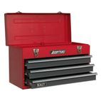 Sealey AP9243BB Tool Chest 3 Drawer Portable with Ball Bearing Slides - Red/Grey additional 6