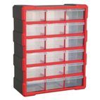 Sealey APDC18R Cabinet Box 18 Drawer - Red/Black additional 1