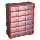 Sealey APDC18R Cabinet Box 18 Drawer - Red/Black additional 3