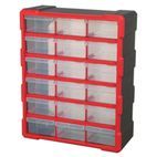 Sealey APDC18R Cabinet Box 18 Drawer - Red/Black additional 2