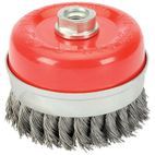 Draper 41449 80mm x M14 Twist Knot Wire Cup Brush additional 1