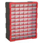 Sealey APDC60R Cabinet Box 60 Drawer - Red/Black additional 1