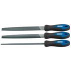 Draper 44963 200mm Soft Grip Engineers File Set (3 Piece) additional 1