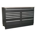 Sealey APMS04 Modular Floor Cabinet 11 Drawer 1550mm Heavy-Duty additional 1