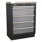 Sealey APMS59 Modular 5 Drawer Cabinet 680mm additional 1