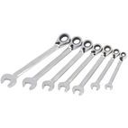 Draper 51179 Metric Ratcheting Combination Spanner Set (7 Piece) additional 1