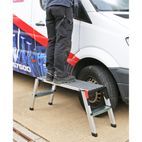 Sealey APS2 Aluminium Folding Platform 2-Tread EN 14183 additional 4