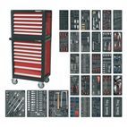 Sealey APTTC02 Topchest &amp; Rollcab Combination 14 Drawer with Ball Bearing Slides &amp; 1233pc Tool Kit additional 1