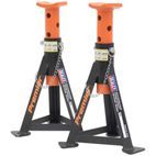 Sealey AS3O Axle Stands (Pair) 3tonne Capacity per Stand Orange additional 3