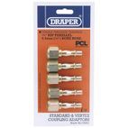 Draper 55061 1/4" Female Thread PCL Coupling Screw Adaptor Pack of 5 additional 1