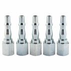 Draper 55061 1/4" Female Thread PCL Coupling Screw Adaptor Pack of 5 additional 2