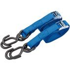 Draper 60962 125kg Ratcheting Tie Down Strap Sets (2.5M x 25mm) (2 Piece) additional 1
